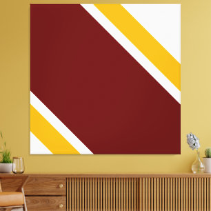 Lienzo Estrecho Naranja Rojo Esporádico Tiras Diagonales 