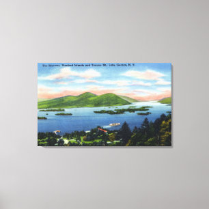 Lienzo Estrechos, cientos islas, Mountain View de la