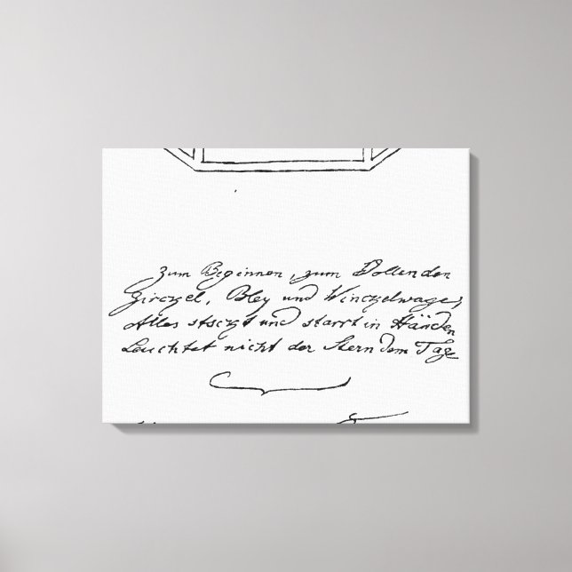 Lienzo Estrella brillante sobre cuadrado y brújula y plom (Anverso)