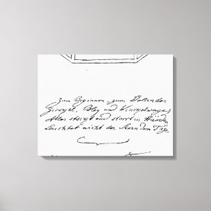 Lienzo Estrella brillante sobre cuadrado y compás y