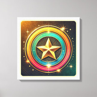 Lienzo Estrella celeste brillante