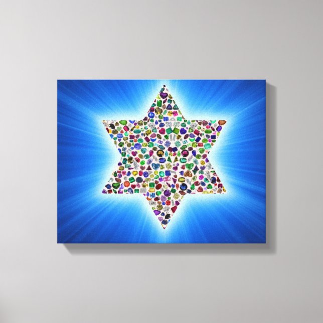 Lienzo Estrella de David (Anverso)