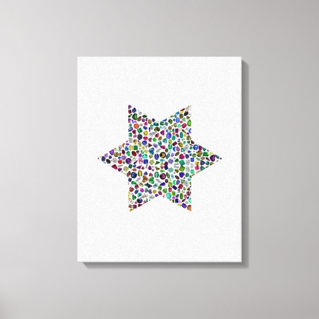 Lienzo Estrella de David (Anverso)