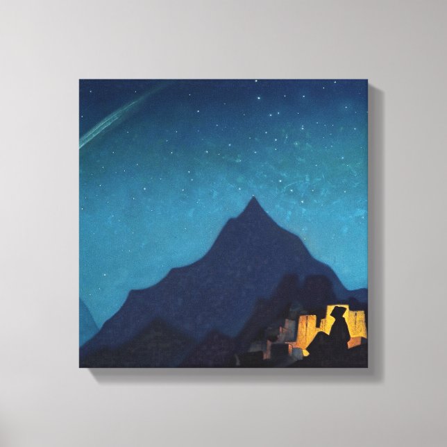Lienzo “Estrella del héroe” de Nicholas Roerich (Anverso)