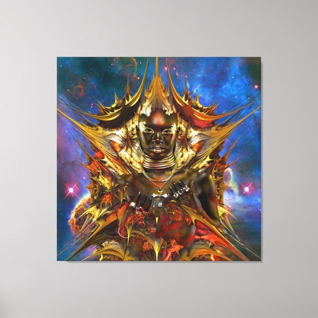 Lienzo Estrella dorada mágica (Anverso)