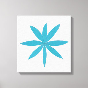 Lienzo Estrella turquesa
