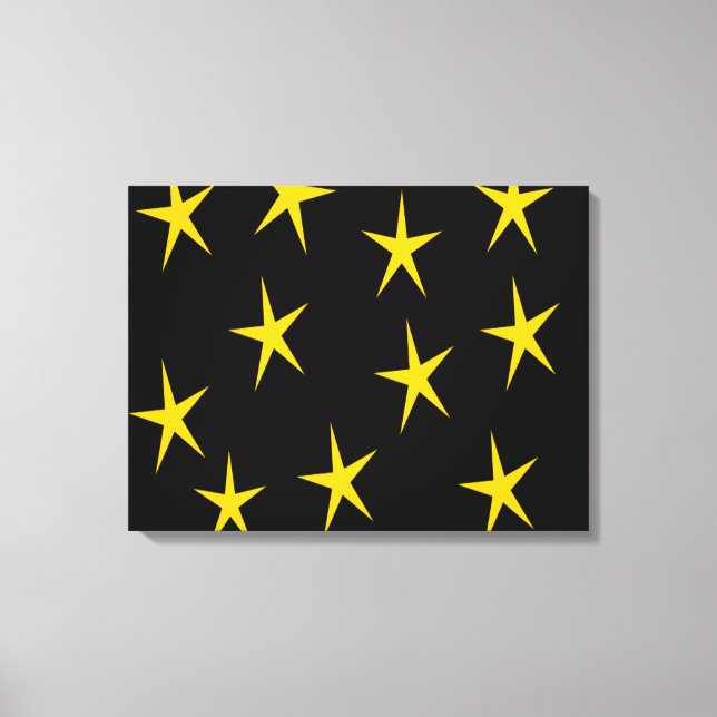 LIENZO ESTRELLAS AMARILLAS (Anverso)