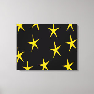 LIENZO ESTRELLAS AMARILLAS