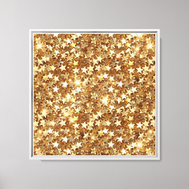 Lienzo Estrellas de gafas de oro (Anverso)