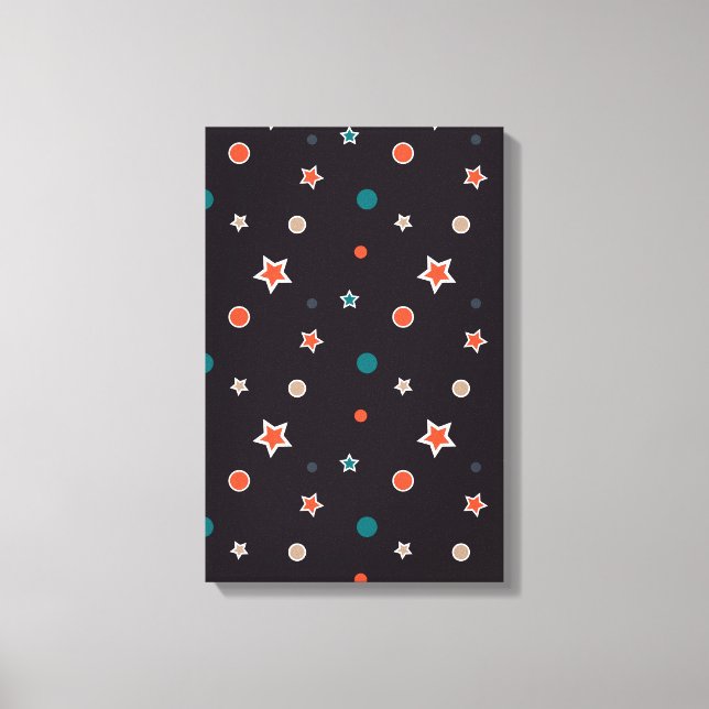 Lienzo Estrellas de Navidad (Anverso)