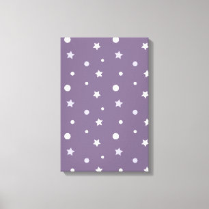 Lienzo Estrellas púrpuras