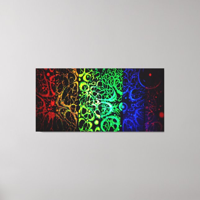 Lienzo Estructura del universo (Anverso)