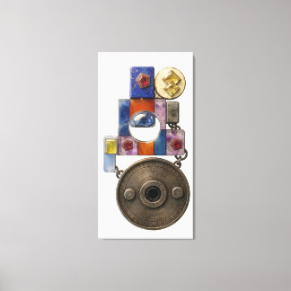 Lienzo Estudio 14: Cronógrafo. El Guardián del Tiempo.