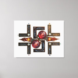 Lienzo Estudio № 15 - "A los Cuatro Puntos Cardinales".