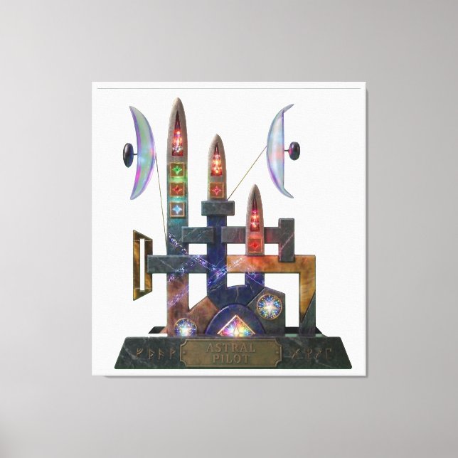 Lienzo Estudio №16 Astral Pilot ver.1 (Anverso)