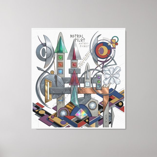 Lienzo Estudio №16 "Astral Pilot" ver.3 (Anverso)