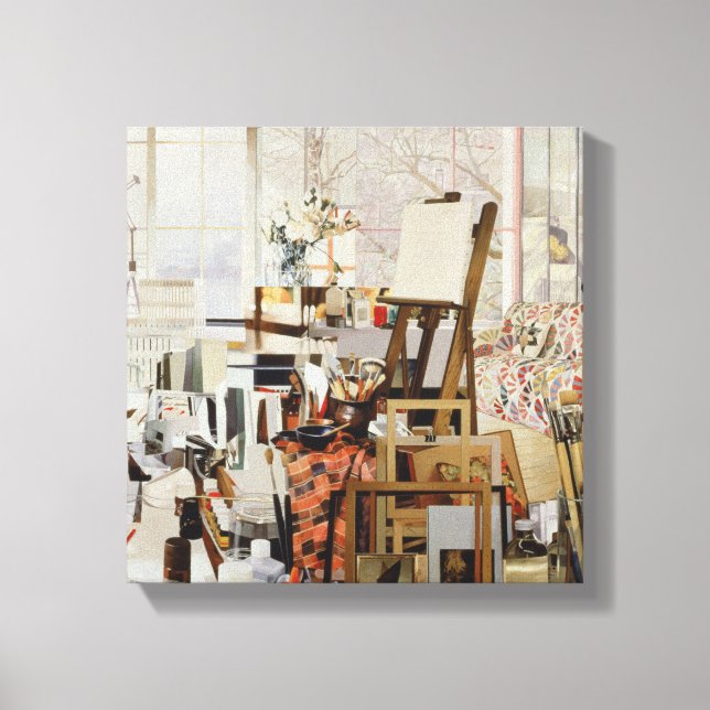 Lienzo Estudio 1986 (Anverso)