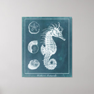 Lienzo Estudio Azure Seahorse I
