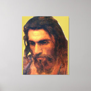 Lienzo Estudio de la cabeza de Jesucristo antes de 1872 p