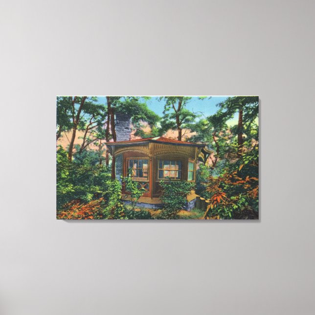 Lienzo Estudio de Mark Twain en Quarry Farm, East Hill (Anverso)