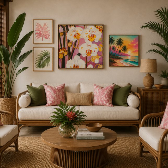 Lienzo estudio de orquídea tropical #2 acuarela (Subido por el creador)