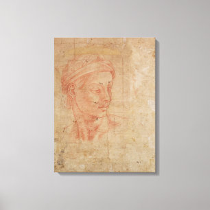 Lienzo Estudio de una cabeza