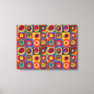 Lienzo Estudio del color de Wassily Kandinsky