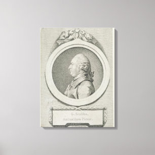 Lienzo Estudio del retrato de George Stubbs (1724-1806)
