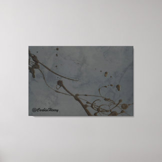 Lienzo Estudio En Negro