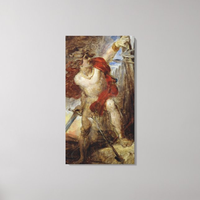 Lienzo Estudio para Gaulish Courage, c.1830-32 (Anverso)