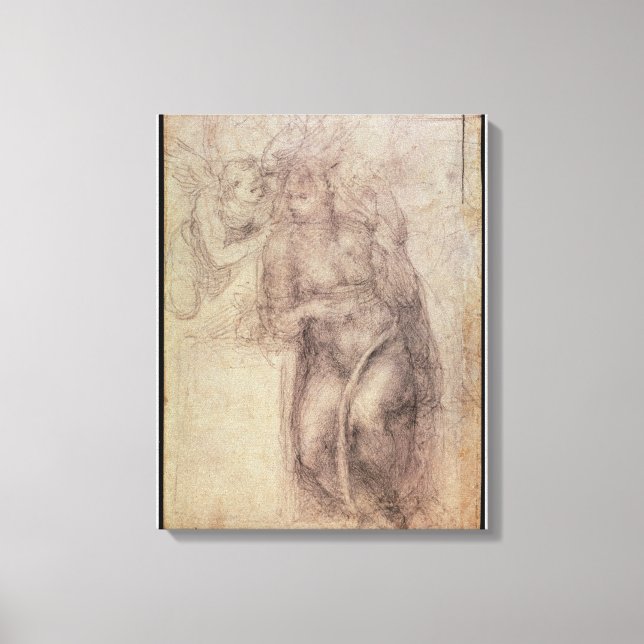 Lienzo Estudio para la Anunciación (Anverso)