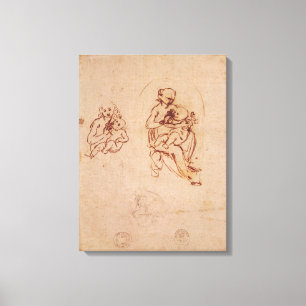 Lienzo Estudio para la Virgen y el Niño, c.1478-1480