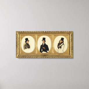 Lienzo Estudios para los retratos de señor Eglinton,