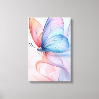 Lienzo Ethereal Flight: Silk Wings Canvas Print