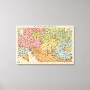 Lienzo Ethnog Austria Hungría