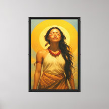 Étnica besada por el sol con espíritu tribal