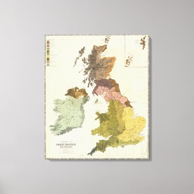 Lienzo Etnografía, Gt Brit, Irlanda (Anverso)