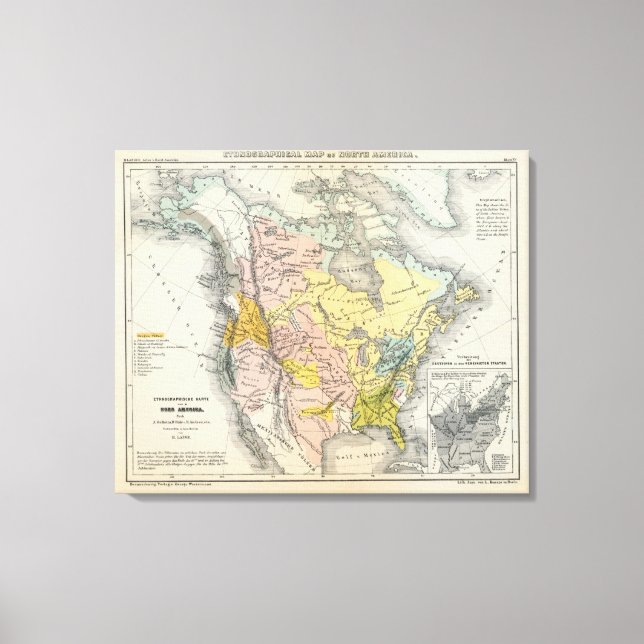 Lienzo Etnografías de América del Norte (Anverso)