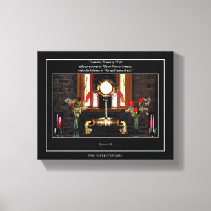 Lienzo Eucaristía del 6:35 de Juan "SOY el pan de la