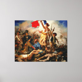 Lienzo EUGENE DELACROIX Libertad liderando al pueblo 1830