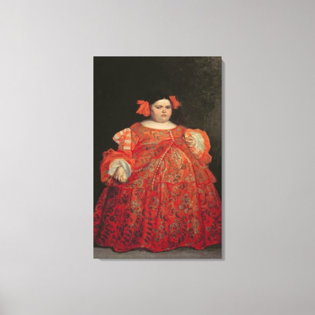 Lienzo Eugenia Martinez Vallejo, llamada La Monstrua (pet (Anverso)