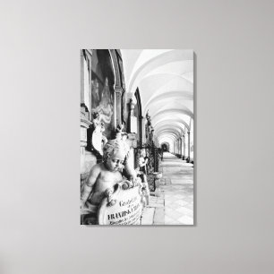 Lienzo Europa, Austria, Salzburgo. Cherub y monumento 2