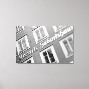 Lienzo Europa, Austria, Salzburgo. Lugar de nacimiento de