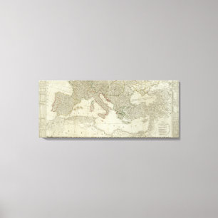 Lienzo Europa dividió en sus reinos, imperios