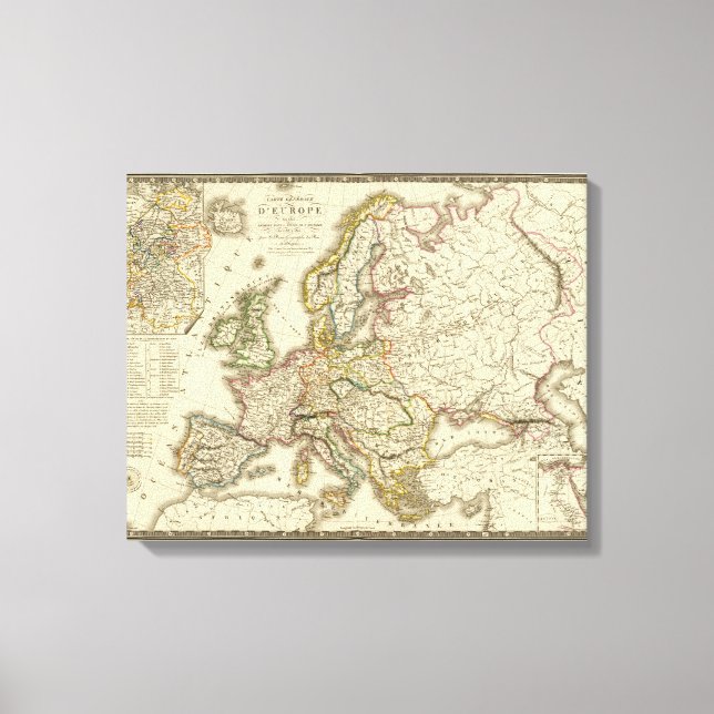 Lienzo Europa en 1813 2 (Anverso)
