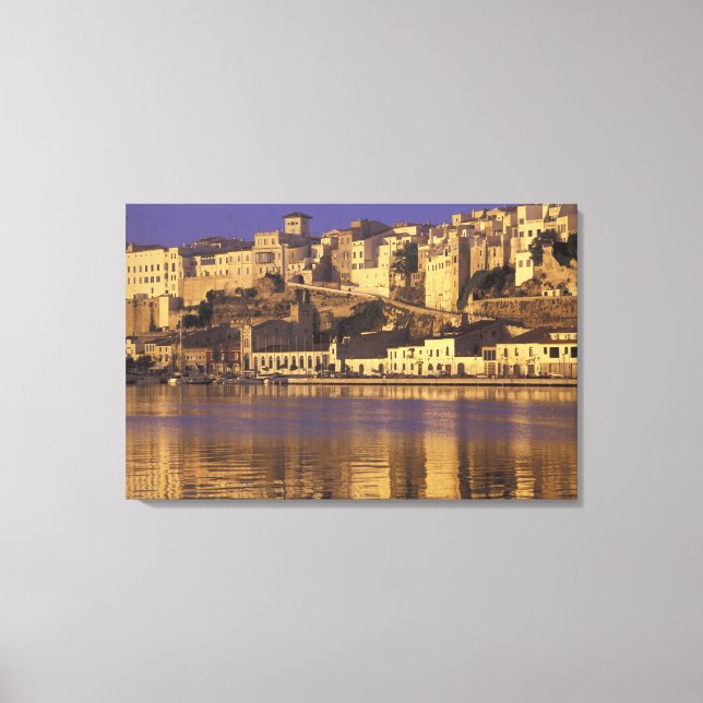 Lienzo Europa, España, Baleares, Menorca, Mao. Amanecer (Anverso)