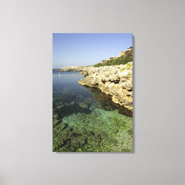 Lienzo Europa, España, Menorca, Binibeca. (Anverso)