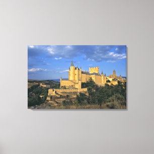 Lienzo Europa, España, Segovia. El Alcázar, un Mundo