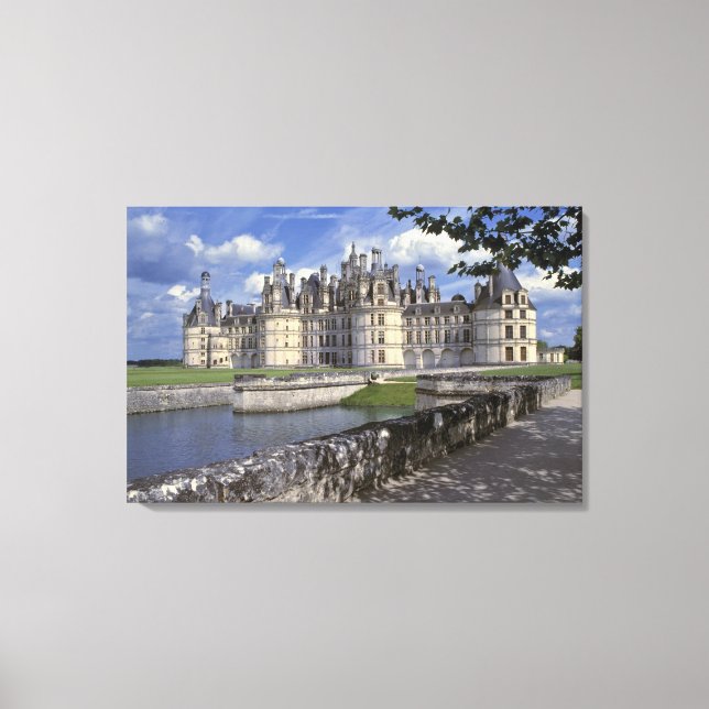 Lienzo Europa, Francia, Chambord. Imponente Castillo (Anverso)