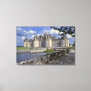 Lienzo Europa, Francia, Chambord. Imponente castillo